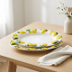 Lemon Pattern Porcelain Plate