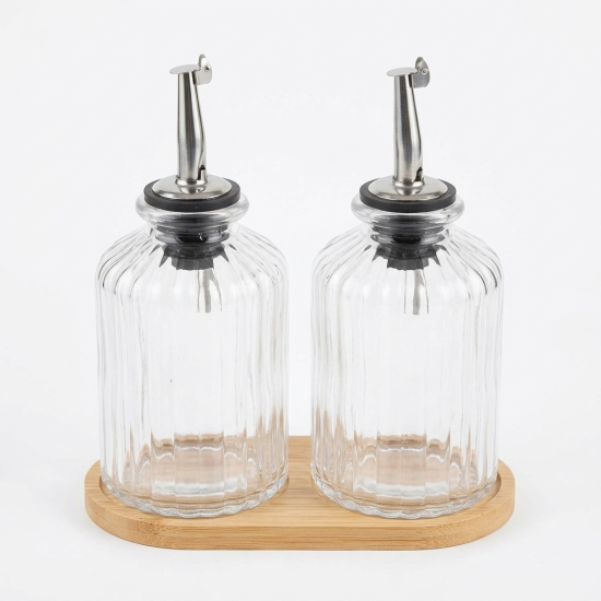 Glass Oil Dispenser 2 Pcs