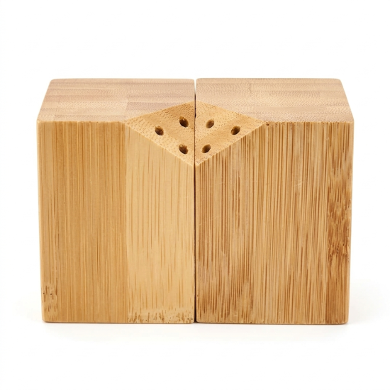 Wooden Salt Shaker - 2 Pcs