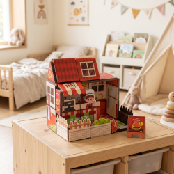 Magnetic Burger Shop Set 83 Pieces