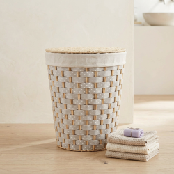 Straw Laundry Basket Medium
