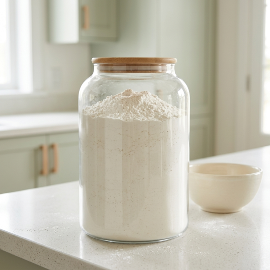 Acrylic Jar With Wooden Lid 6 L 