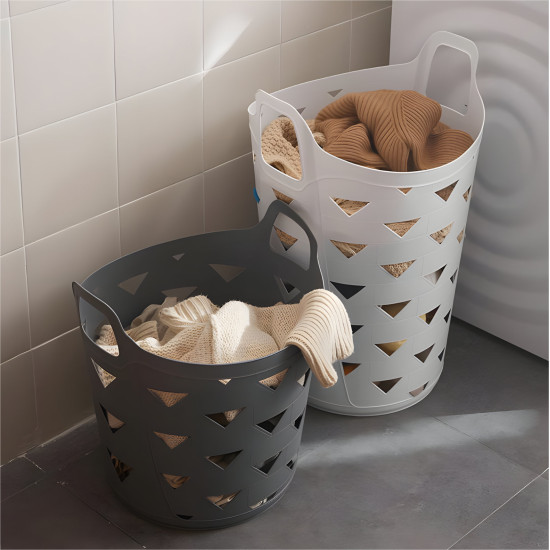 Plastic Laundry Basket Large