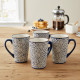Porcelain Mug Set - 4 Pcs
