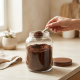 Acrylic Jar With Wooden Lid 3.9 L 