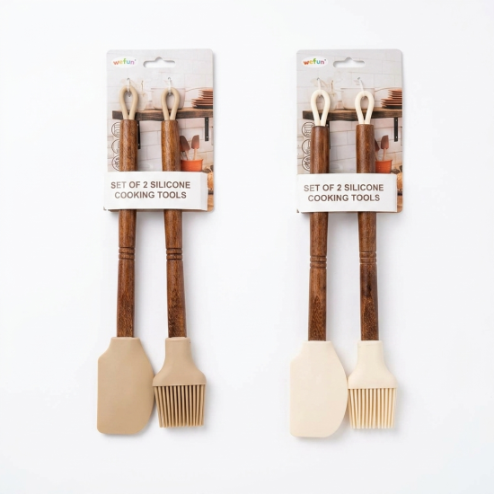 Silicone Spatula And Brush