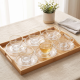 Tea Glass Cups And Saucer Set 6 Pcs
