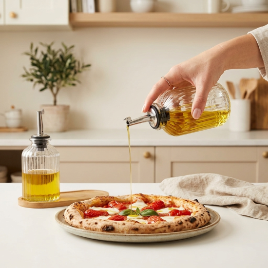 Glass Oil Dispenser 2 Pcs