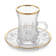 Glass Cups And Saucer Set 6 Pcs