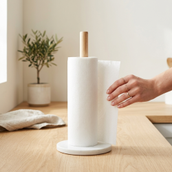 Wooden Paper Towel Holder