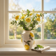 Lemon Pattern Porcelain Vase Small