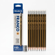 Franco Wood Pencils With Sharpener 12 Pieces