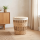 Straw Laundry Basket Large