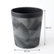 Leather Trash Can