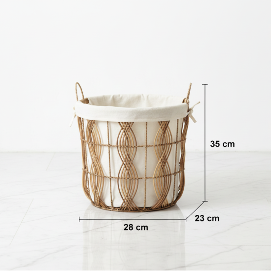 Straw Basket Small