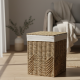 Straw Laundry Basket Large