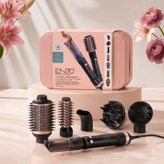 Enzo 7-in-1 Hair Styling Brush