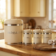 Bread Box And 3 Canisters Set