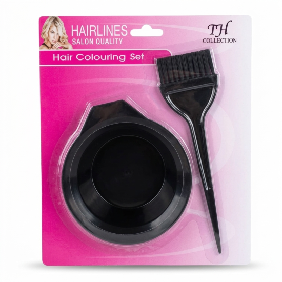 Hair Dye Mixing Bowl With A Brush