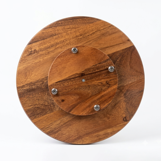 Wooden Rotating Tray Small