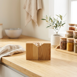 Wooden Salt Shaker - 2 Pcs