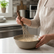 Silicone Whisk With Wooden Handle