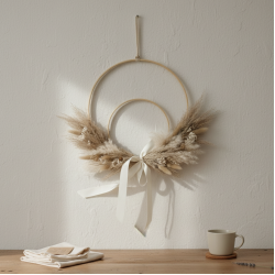 Floral Wall Decoration 35x35cm