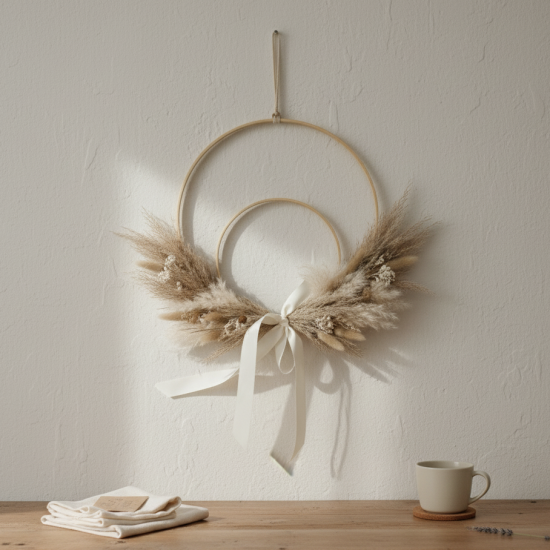 Floral Wall Decoration 35x35cm