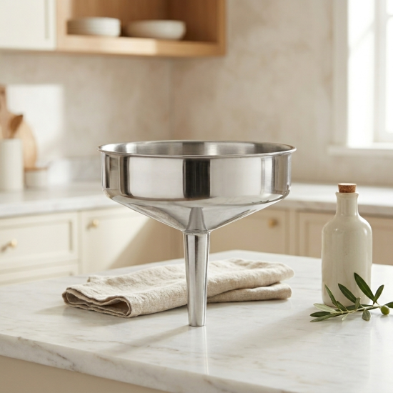 Stainless Steel Funnel 16 cm
