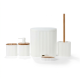 Plastic Bathroom Set - 5 Pcs