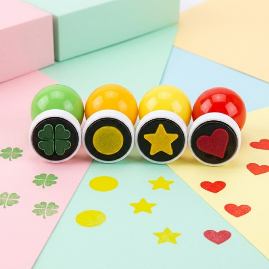 Highlighter And Stamp Set 4 Pieces
