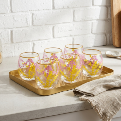 Glass Cups Set 6 Pcs
