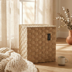 Straw Laundry Basket Large