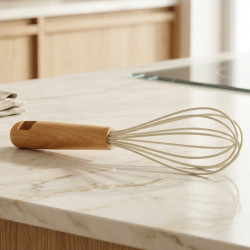 Silicone Whisk With Wooden Handle