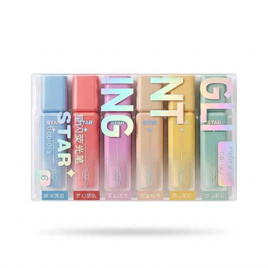 Highlighter Set 6 Pieces