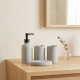 Ceramic Bathroom Set - 4 Pcs