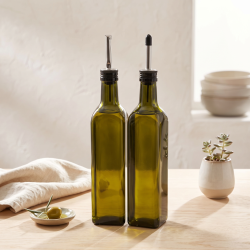 Glass Oil Dispenser - 2 Pcs