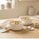 Porcelain Pot & Bowl Set 6 Pcs