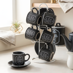 Porcelain Coffee Cup Set 12 Pcs