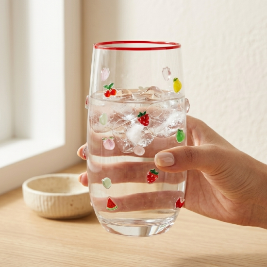 Glass Cups Set 6 Pcs