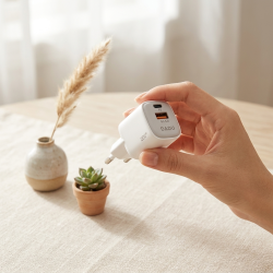 Silver Mini Charger 20W