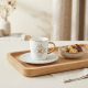 Coffee Cup and Saucer Set - 6 Pcs