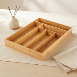 Wooden Cutlery Organizer