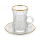 Tea Glass Cups And Saucer Set 6 Pcs