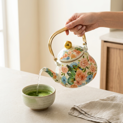 Flowers Pattern Tea Pot 1.5 Liter