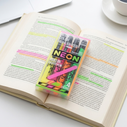 Neon Highlighter Set 4 Pieces