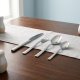 Silver Silverware Set 24 Pieces