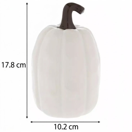 Ceramic Pumpkin Ornament