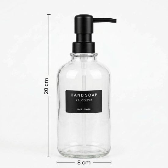 Glass Soap Dispenser 500 ml