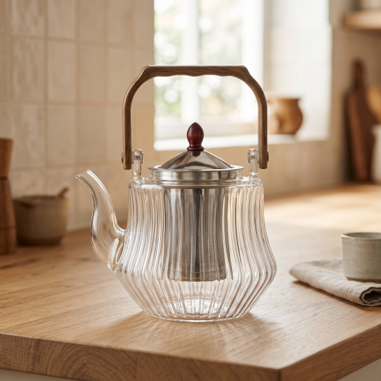 Glass Teapot 1 Liter